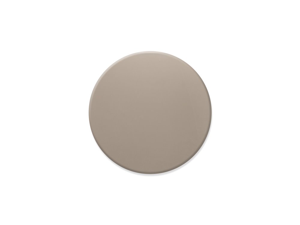 Tray Resin Taupe D24cm