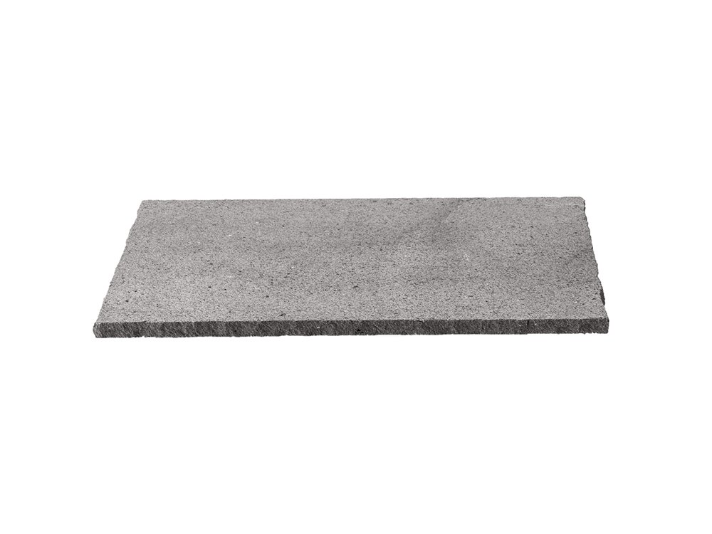 Tray 32x18cm H1cm Raw Edges Lava Stone