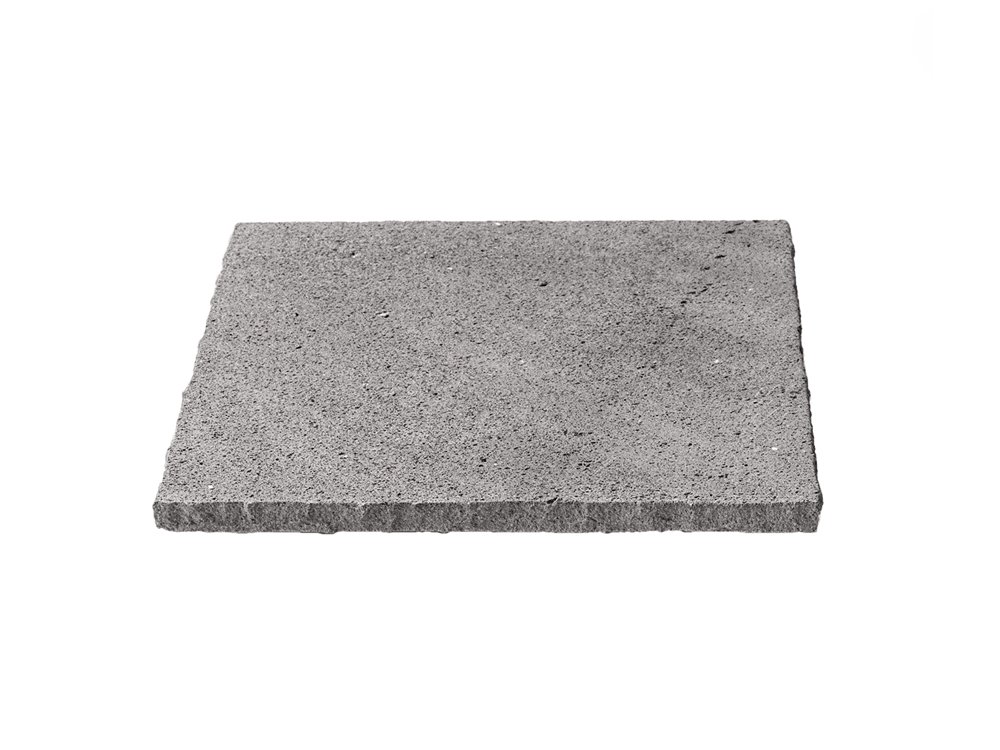 Tray 28x28x1cm Raw Edges Lava Stone