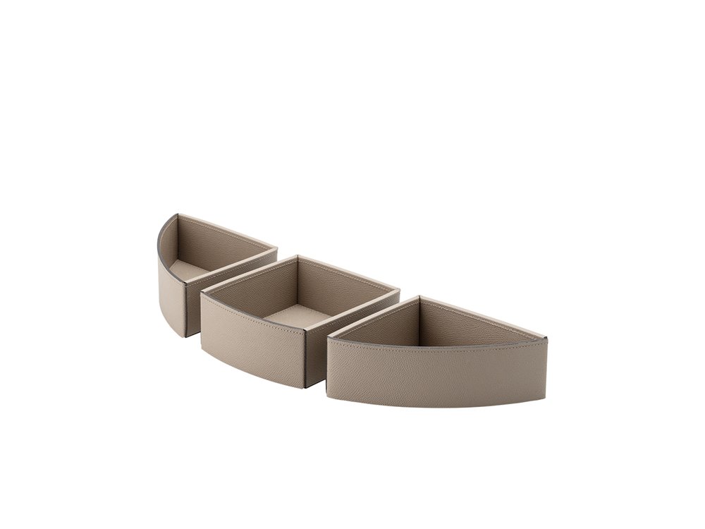 Trio of Equinoxe baskets Taupe