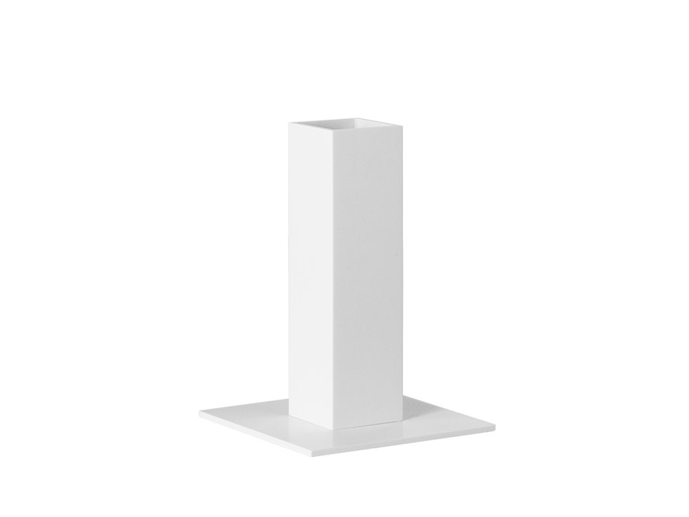 Evolution Stand H28 cm Basis 20x20 cm White Solid Surface