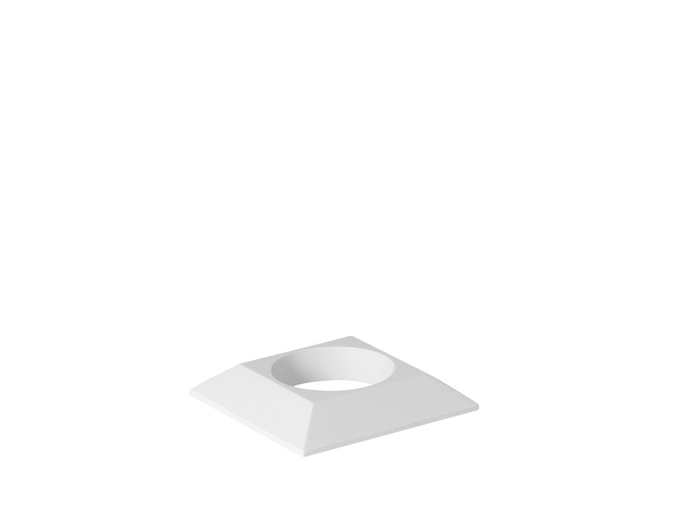 Réhausse Evolution Classic 17x17x3 cm Surface Solide Blanc