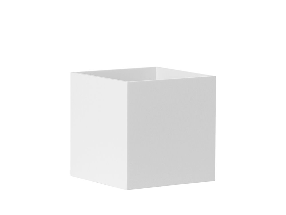 Evolution Cube Stand 5 Faced 25x25x25 cm White Solid Surface