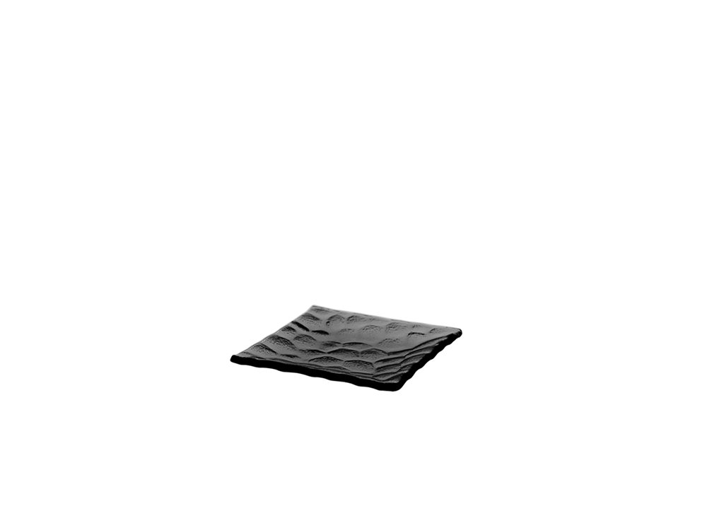 Black Nature Platter 11.5x11.5cm