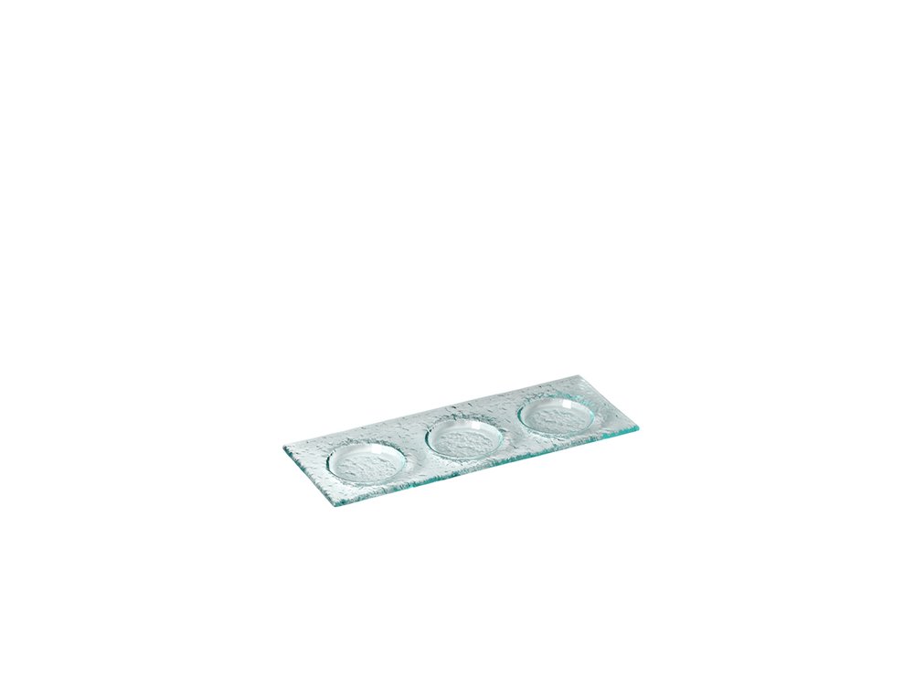 Glass Tray 3 Compartments 30x11cm